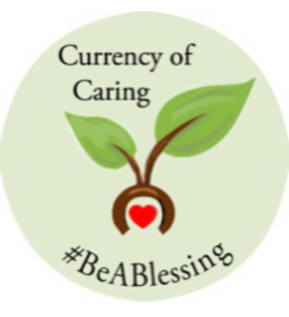 Currency of Caring #BeABlessing sprout logo